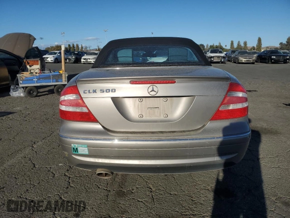 2005 Mercedes-Benz CLK 500 with VIN WDBTK75J05F137914, listed as a Copart auction lot 75536144 with 180,876 mi miles and Clean Title. Bid and sale history available at DreamBid. Image 6.
