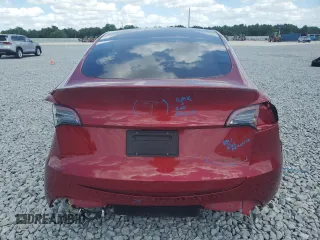 2024 Tesla Model Y Performance with VIN 7SAYGDEF1RF052175, listed as a Copart auction lot 51743895 with 4,869 mi miles and Salvage Title. Bid and sale history available at DreamBid. Image 6.