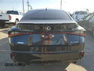 2021 Lexus IS with VIN JTHGZ1B22M5038927, listed as a Copart auction lot 53888735 with 53,439 mi miles and Salvage Title. Bid and sale history available at carsss.com. Image 6.