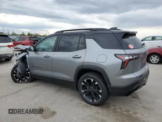 2025 Chevrolet Equinox FWD RS with VIN 3GNAXLEG8SL152533, listed as a Copart auction lot 51916695 with 2,697 mi miles and Salvage title. Bid and sale history available at DreamBid. Image 2.