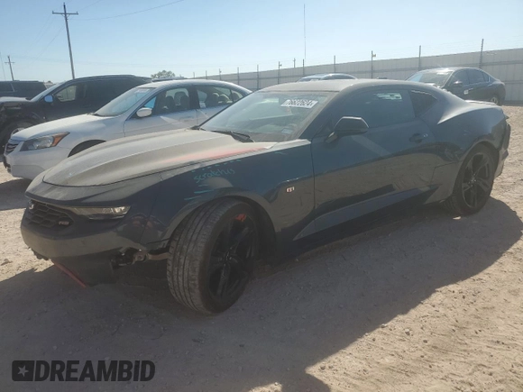 2022 Chevrolet Camaro 1LT with VIN 1G1FB1RS7N0127360, listed as a Copart auction lot 76622624 with 26,588 mi miles and Salvage Title. Bid and sale history available at carsss.com. Image 1.