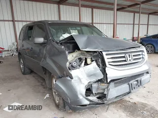 2012 Honda Pilot EX-L with VIN 5FNYF3H52CB020484, listed as a IAAI auction lot 41573595 with 181,520 mi miles and . Bid and sale history available at DreamBid. Image 1.