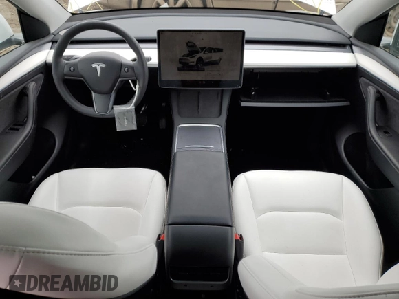2023 Tesla Model Y Long Range with VIN 7SAYGDEEXPF839677, listed as a Copart auction lot 50845175 with 36,661 mi miles and Salvage Title. Bid and sale history available at DreamBid. Image 8.