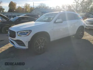 2021 Mercedes-Benz GLC with VIN W1N0G6EB2MF977676, listed as a Copart auction lot 81403924 with 7,119 mi miles and Salvage Title. Bid and sale history available at carsss.com. Image 1.