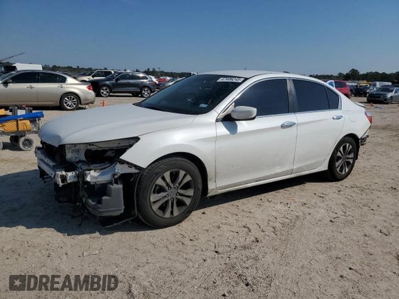 2014 Honda Accord LX with VIN 1HGCR2F31EA227846, listed as a Copart auction lot 47406245 with 120,185 mi miles and Salvage Title. Bid and sale history available at carsss.com. Image 1.