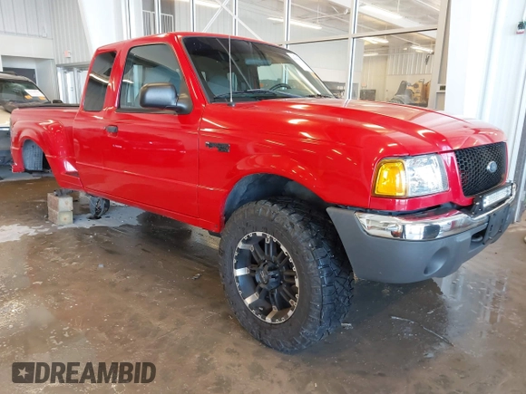 2002 Ford Ranger XL Fleet with VIN 1FTZR45E22PA99844, listed as a IAAI auction lot 41391797 with 156,752 mi miles. Bid and sale history available at carsss.com. Image 1.