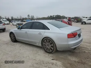 2013 Audi A8 3.0L z VIN WAUAGAFD6DN006892, wystawiony jako Copart lot #87917725 z przebiegiem 149 501 mil mil oraz Szkoda całkowita • Salvage title. Historia ofert i sprzedaży dostępna na DreamBid. Obrazek 2.