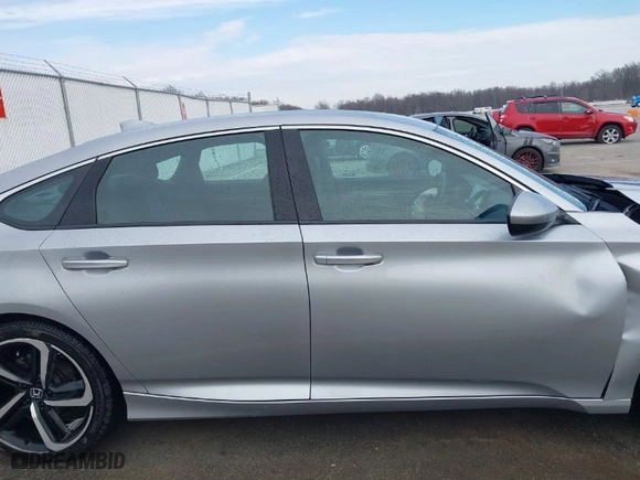 2019 Honda Accord Sedan Sport 1.5T with VIN 1HGCV1F37KA151857, listed as a IAAI auction lot 41705390 with 95,234 mi miles. Bid and sale history available at carsss.com. Image 13.