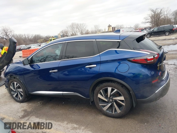 2022 Nissan Murano SL with VIN 5N1AZ2CJ5NC106889, listed as a IAAI auction lot 41207467 with 74,980 mi miles and . Bid and sale history available at carsss.com. Image 15.