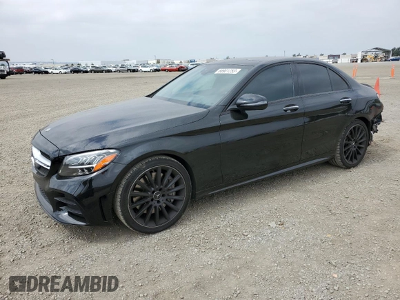 2021 Mercedes-Benz C 43 AMG with VIN W1KWF6EB9MR616681, listed as a Copart auction lot 66901253 with 40,668 mi miles and . Bid and sale history available at DreamBid. Image 1.