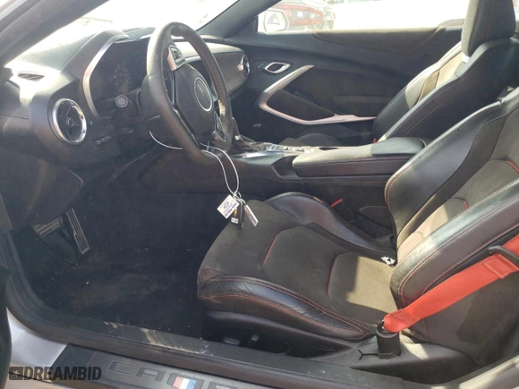 2018 Chevrolet Camaro ZL1 with VIN 1G1FK3D6XJ0132018, listed as a Copart auction lot 71005784 with 15,172 mi miles and Salvage Title. Bid and sale history available at carsss.com. Image 7.