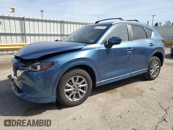 2024 Mazda CX-5 S Select with VIN JM3KFBBL4R0488187, listed as a Copart auction lot 48711475 with 2,489 mi miles and Salvage Title. Bid and sale history available at carsss.com. Image 1.