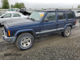 2000 Jeep Cherokee z VIN 1J4FF48S2YL201666, wystawiony jako Copart lot #55173585 z przebiegiem 219 292 mil mil oraz Tytuł czysty. Historia ofert i sprzedaży dostępna na DreamBid. Obrazek 1.
