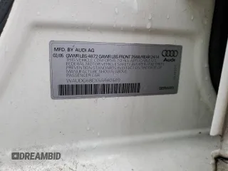 2005 Audi A4 3.2L with VIN WAUDG68EX5A480689, listed as a Copart auction lot 84401384 with 129,019 mi miles and Salvage Title. Bid and sale history available at carsss.com. Image 12.