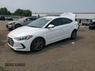 2017 Hyundai Elantra Limited z VIN 5NPD84LF1HH007233, wystawiony jako Copart lot #59278955 z przebiegiem 77 873 mil mil oraz Szkoda całkowita • Salvage title. Historia ofert i sprzedaży dostępna na DreamBid. Obrazek 1.