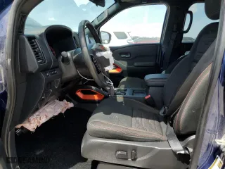 2023 Nissan Frontier PRO-4X with VIN 1N6ED1EK8PN672862, listed as a Copart auction lot 52718105 with 17,855 mi miles and Salvage Title. Bid and sale history available at carsss.com. Image 7.
