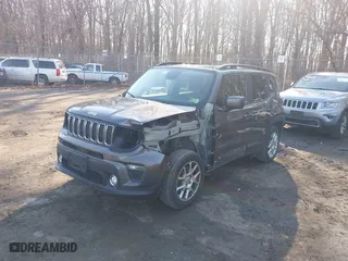 2019 Jeep Renegade Latitude with VIN ZACNJBBB3KPK42045, listed as a IAAI auction lot 41548217 with 124,506 mi miles. Bid and sale history available at carsss.com. Image 2.