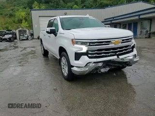 2023 Chevrolet Silverado 1500 LTZ with VIN 1GCUDGED8PZ109631, listed as a Copart auction lot 65185604 with 47,500 mi miles and Salvage Title. Bid and sale history available at carsss.com. Image 10.