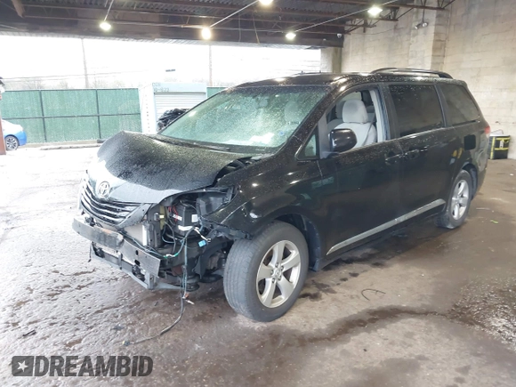 2014 Toyota Sienna LE AAS with VIN 5TDKK3DC7ES426751, listed as a IAAI auction lot 41975870 with 100,000 mi miles and . Bid and sale history available at carsss.com. Image 18.