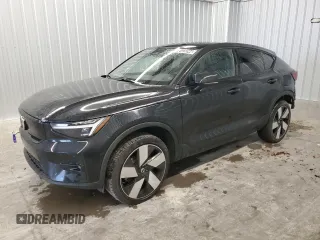 2023 Volvo C40 Recharge Pure Electric Ultimate with VIN YV4ED3GM9P2063386, listed as a Copart auction lot 72123244 with 17,270 mi miles and Salvage Title. Bid and sale history available at carsss.com. Image 1.