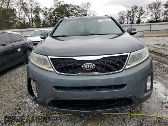 2014 Kia Sorento EX with VIN 5XYKU4A77EG493113, listed as a Copart auction lot 78590644 with 0 mi miles and Non Repairable. Bid and sale history available at carsss.com. Image 5.