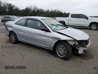 2003 Honda Civic LX with VIN 1HGEM21543L059167, listed as a Copart auction lot 65871424 with 176,835 mi miles and Salvage Title. Bid and sale history available at DreamBid. Image 4.