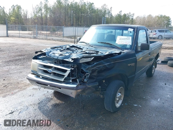 1996 Ford Ranger XL with VIN 1FTCR10A3TUB91783, listed as a IAAI auction lot 41441925 with 154,342 mi miles. Bid and sale history available at carsss.com. Image 6.