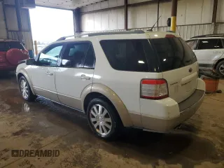 2008 Ford Taurus X Eddie Bauer with VIN 1FMDK07W28GA38429, listed as a Copart auction lot 52306605 with 135,660 mi miles and Salvage title. Bid and sale history available at DreamBid. Image 2.