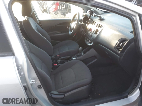 2013 Kia Rio LX with VIN KNADM5A34D6274278, listed as a IAAI auction lot 41810478 with 89,723 mi miles. Bid and sale history available at carsss.com. Image 5.
