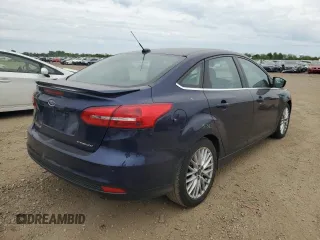 2017 Ford Focus Titanium with VIN 1FADP3J27HL298402, listed as a Copart auction lot 57340875 with 110,172 mi miles and Salvage title. Bid and sale history available at DreamBid. Image 3.
