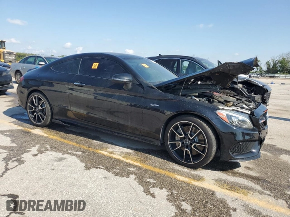 2017 Mercedes-Benz C 43 AMG with VIN WDDWJ6EB4HF517384, listed as a Copart auction lot 67275254 with Not Provided miles and Non Repairable. Bid and sale history available at carsss.com. Image 4.