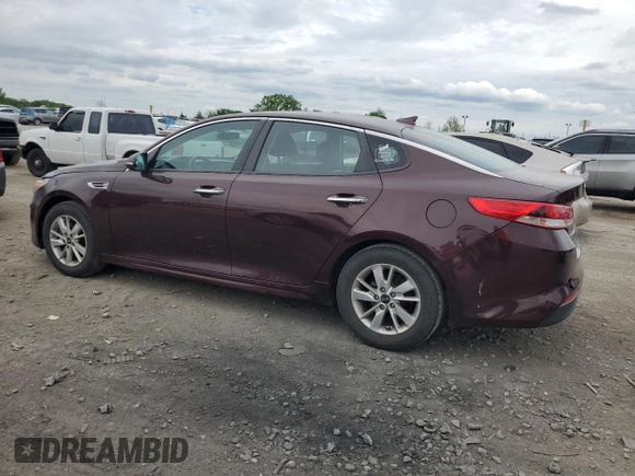 2018 Kia Optima LX z VIN 5XXGT4L30JG188098, wystawiony jako Copart lot #56642445 z przebiegiem 85 159 mil mil oraz Szkoda całkowita • Salvage title. Historia ofert i sprzedaży dostępna na DreamBid. Obrazek 2.