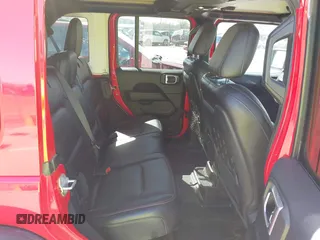2020 Jeep Wrangler Unlimited Rubicon with VIN 1C4HJXFG3LW186387, listed as a IAAI auction lot 41821939 with 45,691 mi miles and . Bid and sale history available at DreamBid. Image 8.