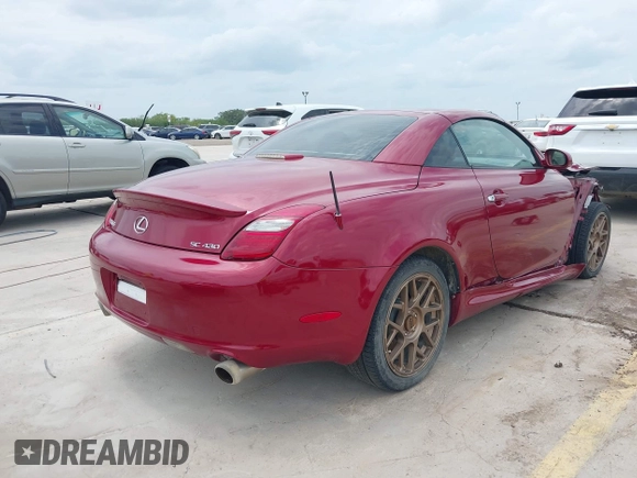 2007 Lexus SC 430 с VIN JTHFN45Y579014658, выставлен на аукционе IAAI как лот 42123530 с пробегом 149 415 миль миль и . История ставок и продаж доступна на DreamBid. Изображение 4.