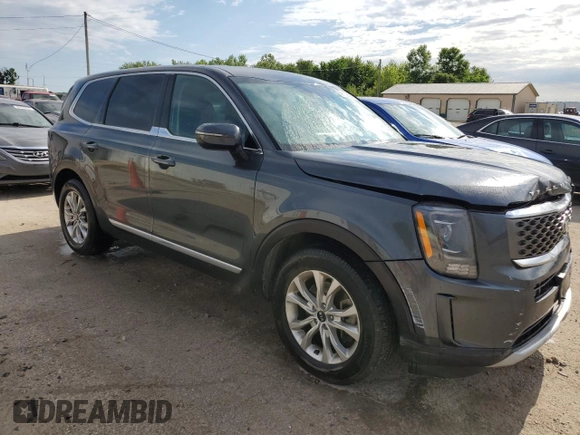 2020 Kia Telluride LX with VIN 5XYP2DHC6LG023733, listed as a Copart auction lot 59102625 with 99,279 mi miles and Salvage title. Bid and sale history available at DreamBid. Image 4.