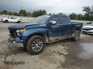 2022 Chevrolet Silverado 1500 LT with VIN 3GCUDDED7NG530042, listed as a Copart auction lot 80286474 with 61,794 mi miles and Salvage Title. Bid and sale history available at DreamBid. Image 1.