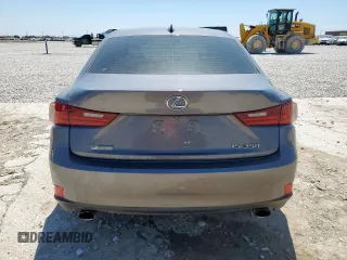 2015 Lexus IS 350 with VIN JTHBE1D27F5017920, listed as a Copart auction lot 52095265 with 114,011 mi miles and Salvage title. Bid and sale history available at DreamBid. Image 6.