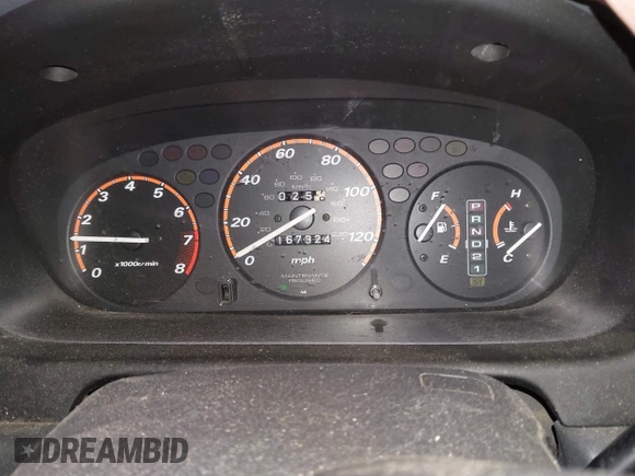 2000 Honda CR-V LX with VIN JHLRD1845YS016738, listed as a IAAI auction lot 42046530 with 0 mi miles. Bid and sale history available at carsss.com. Image 7.