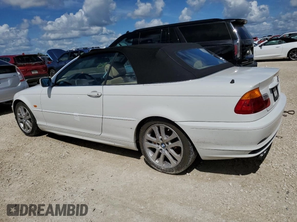 2003 BMW 3 Series 330Ci with VIN WBABS53463JU98716, listed as a Copart auction lot 74505954 with 0 mi miles and Non Repairable. Bid and sale history available at carsss.com. Image 2.
