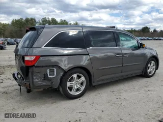 2013 Honda Odyssey Touring with VIN 5FNRL5H94DB087682, listed as a Copart auction lot 50081965 with 58,494 mi miles and Clean Title. Bid and sale history available at carsss.com. Image 3.