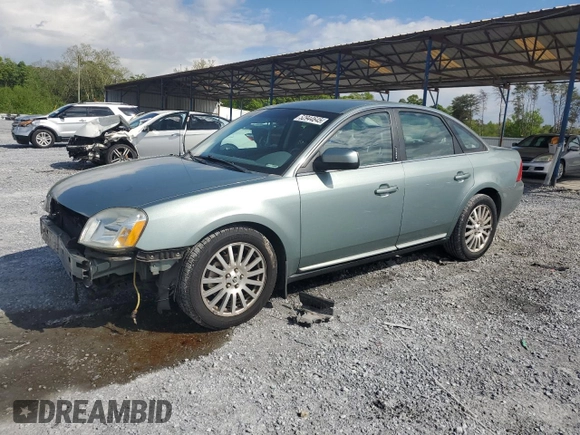 2007 Mercury Montego Premier z VIN 1MEHM42117G607089, wystawiony jako Copart lot #52944645 z przebiegiem 45 052 mil mil oraz Szkody całkowita. Historia ofert i sprzedaży dostępna na DreamBid. Obrazek 1.