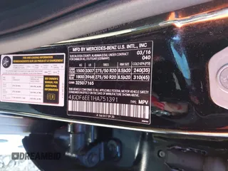 2017 Mercedes-Benz GLS 450 with VIN 4JGDF6EE1HA751391, listed as a IAAI auction lot 41416848 with 202,732 mi miles and . Bid and sale history available at DreamBid. Image 9.