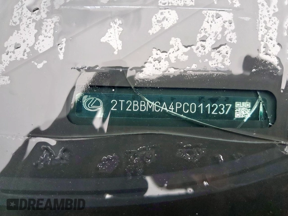 2023 Lexus RX 350h с VIN 2T2BBMCA4PC011237, выставлен на аукционе Copart как лот 63354845 с пробегом 62 219 миль миль и Списание • Salvage title. История ставок и продаж доступна на DreamBid. Изображение 14.