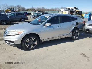 2015 Honda Crosstour EX-L with VIN 5J6TF2H52FL000378, listed as a Copart auction lot 49042195 with 97,000 mi miles and Salvage Title. Bid and sale history available at carsss.com. Image 1.