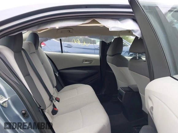 2020 Toyota Corolla LE with VIN 5YFEPRAE5LP101660, listed as a IAAI auction lot 41951688 with 55,153 mi miles. Bid and sale history available at carsss.com. Image 8.