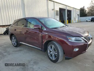2015 Lexus RX 450h with VIN 2T2ZB1BA0FC001074, listed as a Copart auction lot 88503295 with 188,053 mi miles and Salvage Title. Bid and sale history available at DreamBid. Image 4.
