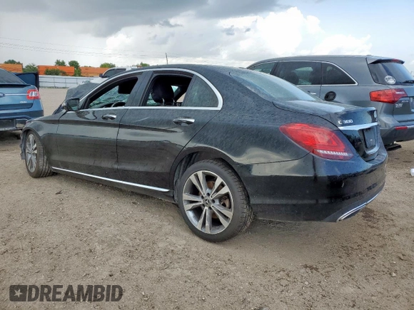 2019 Mercedes-Benz C 300 with VIN 55SWF8DB6KU306139, listed as a Copart auction lot 61491765 with Not provided miles and Clean title. Bid and sale history available at DreamBid. Image 2.