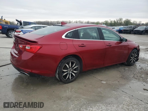 2020 Chevrolet Malibu RS with VIN 1G1ZG5ST7LF045714, listed as a Copart auction lot 51187895 with 134,180 mi miles and Clean Title. Bid and sale history available at DreamBid. Image 3.