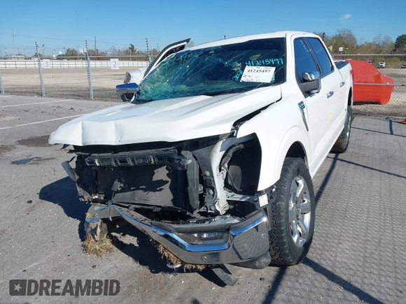 2021 Ford F-150 XL with VIN 1FTFW1E56MFA02146, listed as a IAAI auction lot 41245497 with 1 mi miles. Bid and sale history available at carsss.com. Image 11.