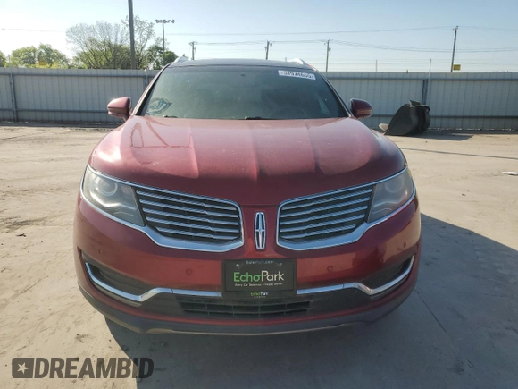 2016 Lincoln MKX Reserve with VIN 2LMTJ6LR9GBL51411, listed as a Copart auction lot 51974655 with 26,018 mi miles and Clean Title. Bid and sale history available at DreamBid. Image 5.